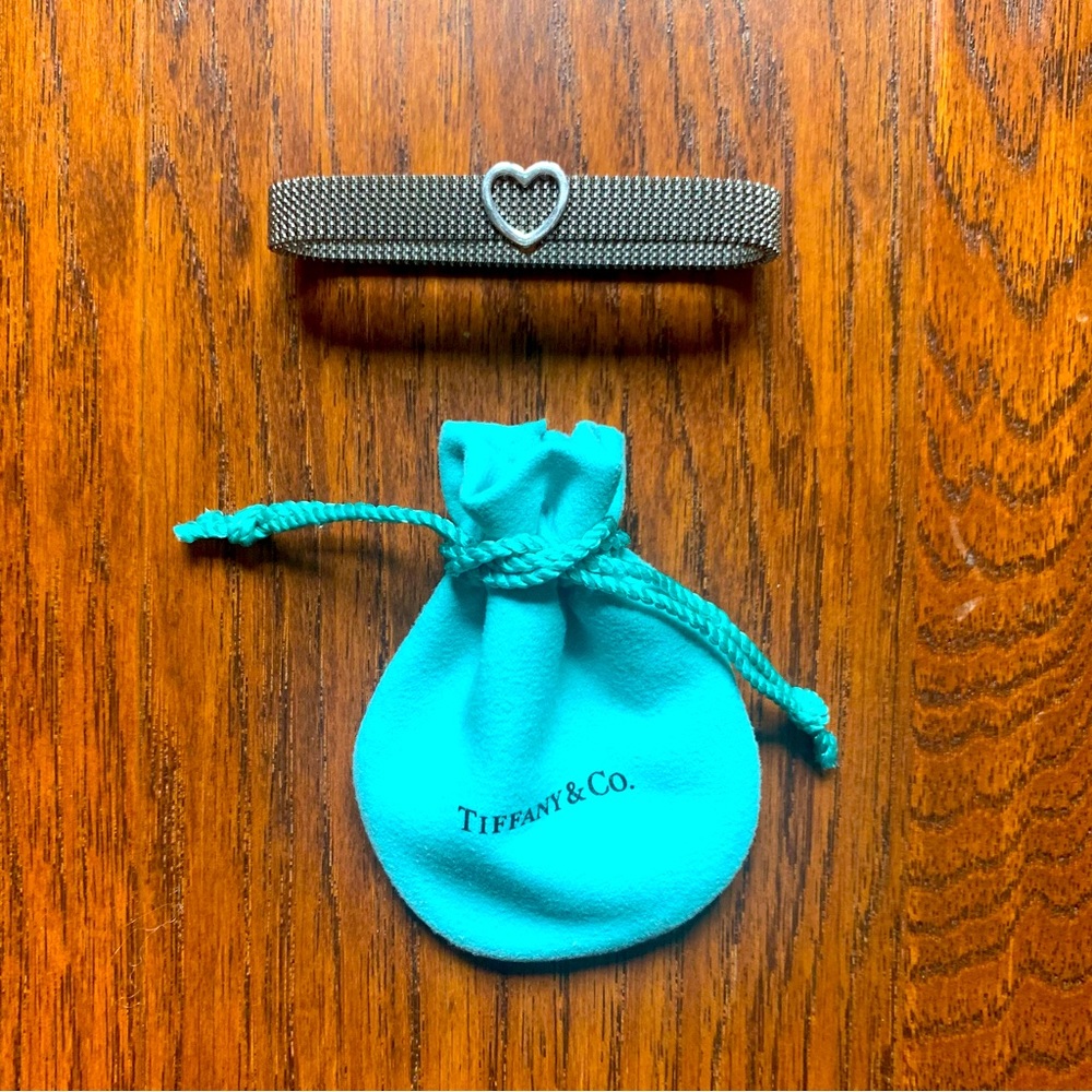 Tiffany & Co. Somerset Mesh Heart Tennis Bracelet